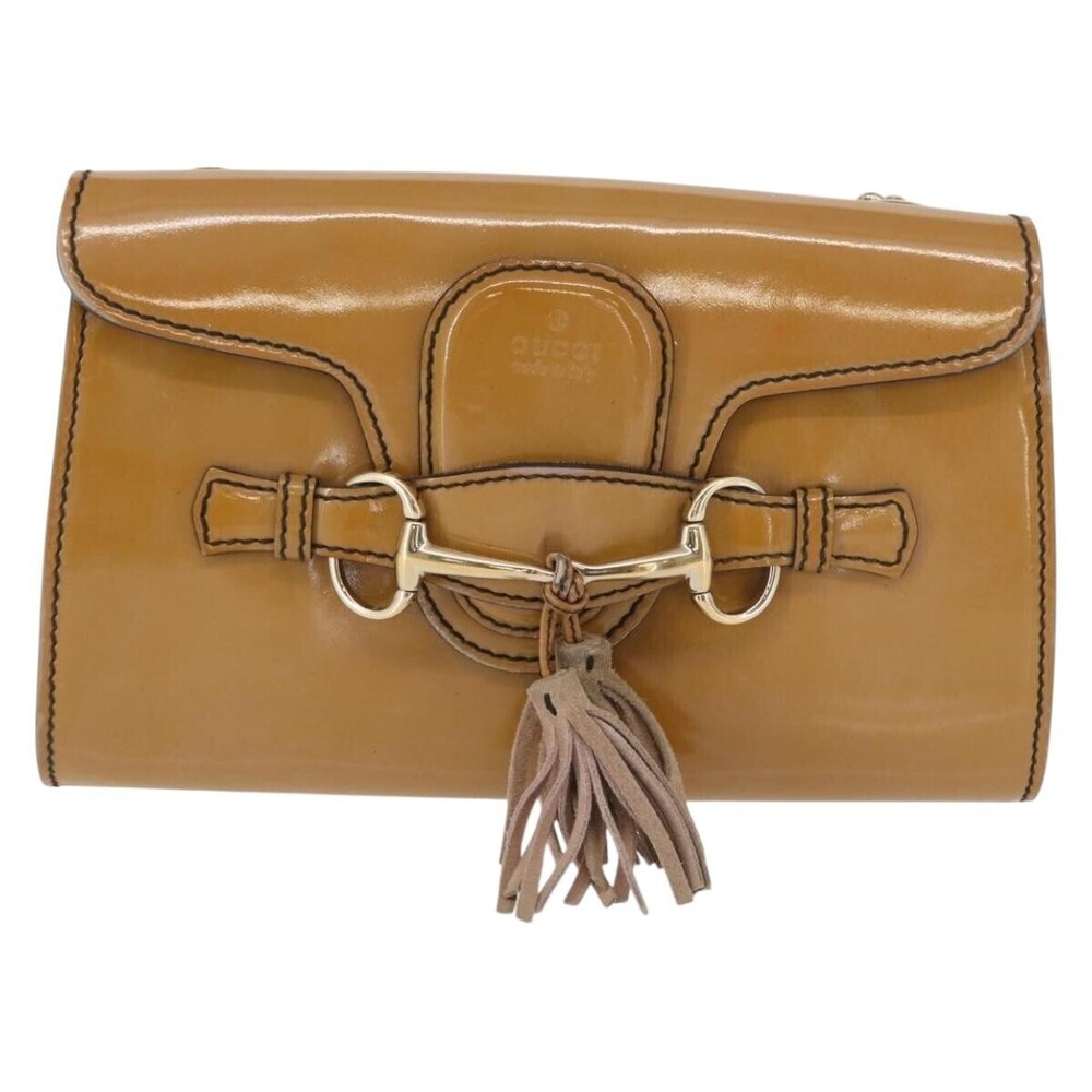 Gucci Emily Chain Flap Patent Small
